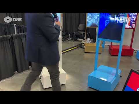DSE 2023: Glass-Media Shows Portable Digital Signage Solutions, Including Battery-Powered Kiosks
