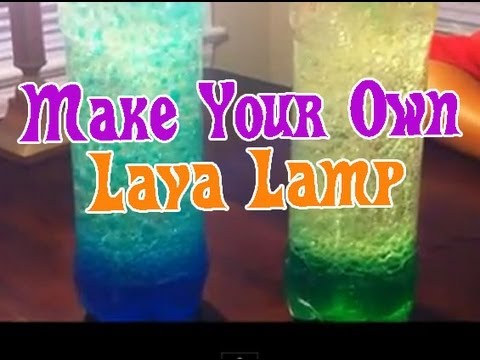 How to Make a LAVA LAMP Easy Kids Science Experiments - YouTube