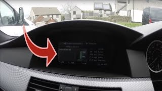BMW E60 E61 How To Check Oil Level On IDRIVE And on ISTA D
