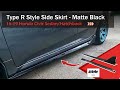 16-19 Honda Civic Type R Style Side Skirt Installation Video | AMERICAN MODIFIED