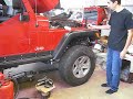 Jeep TJ Suck Down Winch Test