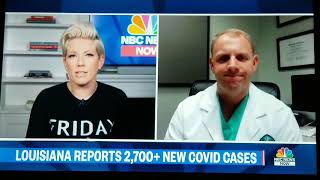 Tulane Dr. Joshua Denson, M.D., Louisiana COVID-19 cases, news, numbers, preparations. April 3, 2020