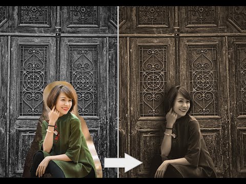 Ghép ảnh phù hợp với bối cảnh bằng Photoshop I How to Match Subject with Background in Photoshop