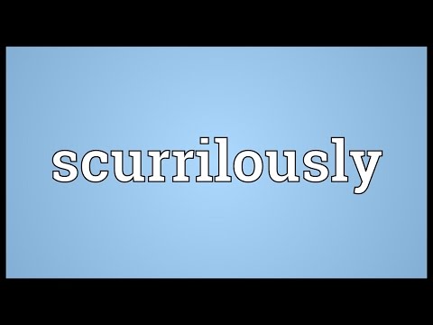 Header of scurrilously
