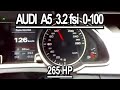 Audi A5 3.2 FSI acceleration