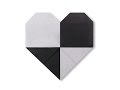 Cách gấp, xếp hình trái tim caro bằng giấy origami - Video hướng dẫn