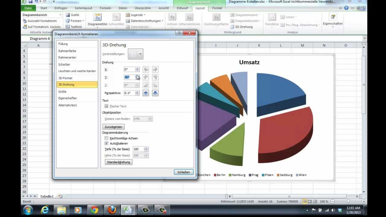 Excel Diagramme Erstellen - Excellernen De