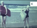 1930s Newquay, Cornwall, Beach, Colour Home Movie Archive Footage