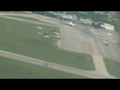 Bioing 737-500 Take-Off And Flying Over Simferopol's Airport Field