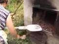 588 Gyimesközéplok Making potato bread, Pityókás kenyér. Bread with potato