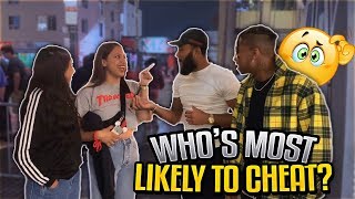 WHO LOOKS MORE LIKELY TO CHEAT? (PUBLIC INTERVIEW) FT. DDG