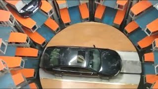 Underground car park in Japan