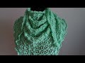 How to crochet spring baktus wrap shawl free pattern tutorial by marifu6a