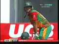 Keegan Meth lost teeth by straight drive (Bangladesh vs Zimbabwe 5th ODI 2011)