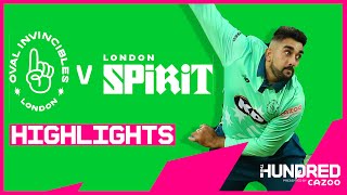 Oval Invincibles vs London Spirit - Highlights | The Hundred 2021