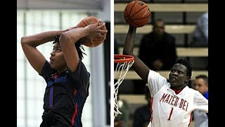 Moses Brown Vs Bol Bol Basketball Highlights Mixtape