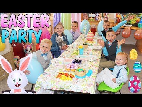 KIDS ONLY Easter Party Skit with GIANT Surprise Egg!!