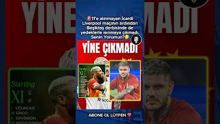 Icardi Isınmaya Çıkmadı.