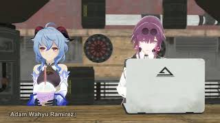 Sfm Ganyu & Kafka Having A Free Time In The Bar