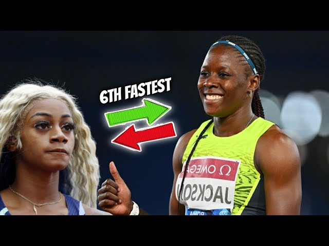 Play this video Sha39Carri Richardson Is No Longer The 6th Fastest In The 100mShericka Jackson Replaced Her