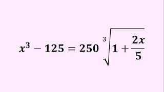 A Challenging Radical Equation | 95% Failed To Solve!