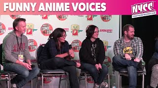 Ian Sinclair Asks the Anime Voice Actors About Funny Voices at Animate Miami 2015