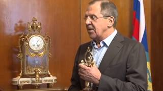 вручение С.Лаврову премии «Спорт — всем миром»-2014