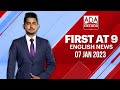 Derana English News 9.00 PM 07-01-2023