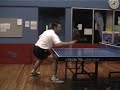 Table Tennis Backhand Flick