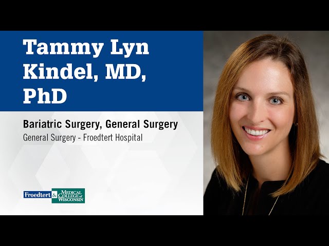 Watch Dr. Tammy Kindel, general and bariatric surgeon on YouTube.