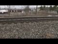 Man falls through hole in train trestle