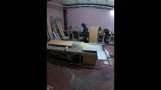 Projector stand build - cutting the notches
