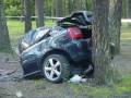 Car crash - Audi A3 1.8ti think?, smashed to pieces
