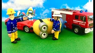Strazak Sam, Smerfy i Minionki - Bajka po Polsku Wypadek z Minionkiem