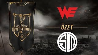 Team WE ( WE ) vs Team SoloMid ( TSM ) Maç Özeti | MSI 2017 Grup Aşaması 3. Gün