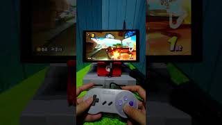 Playing Mario Kart World Switch 2 As Monty Mole With Original Snes Controller