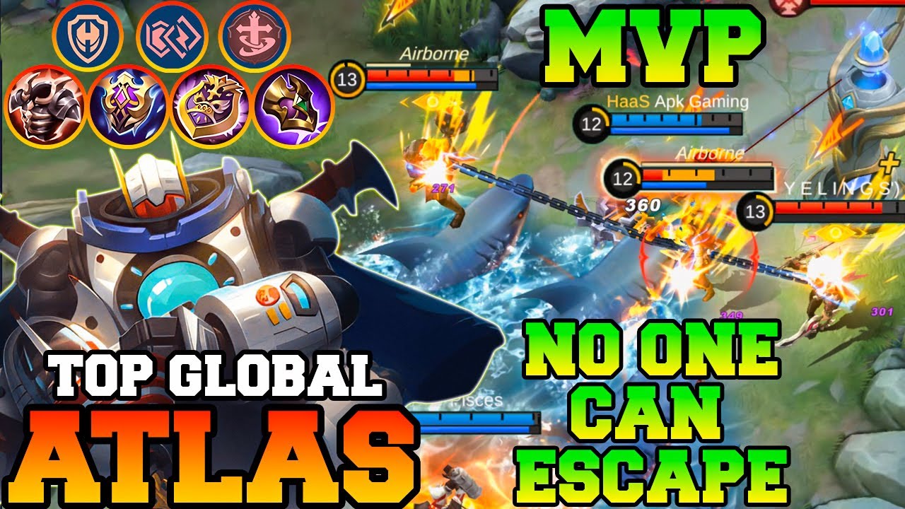 No One Can Escape Atlas !! Mobile Legends Atlas Best No One Can Escape Atlas !! Mobile Legends Atlas Best