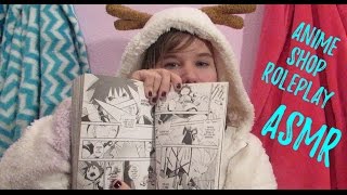 **ASMR** ~Anime Shop Roleplay~ whispering, page turning, Personal attention