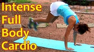 10 Minute Full Body Workout | Intense Cardio to Burn Fat, Fitness Training Dena Maddie