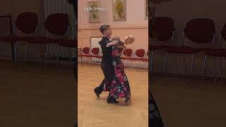 Tango Basic Choreography - Back Corte, Outside Swivel