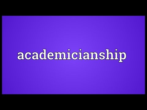 Header of Academicianship