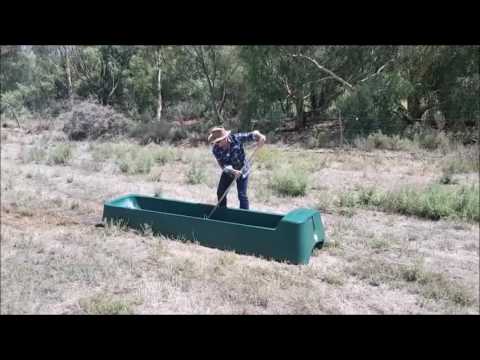 How to use a 450L Sweep Trough by Polymaster