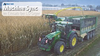 Robert Aebi Landtechnik AG - John Deere Machine Sync im Einsatz bei LU Giger Sevelen
