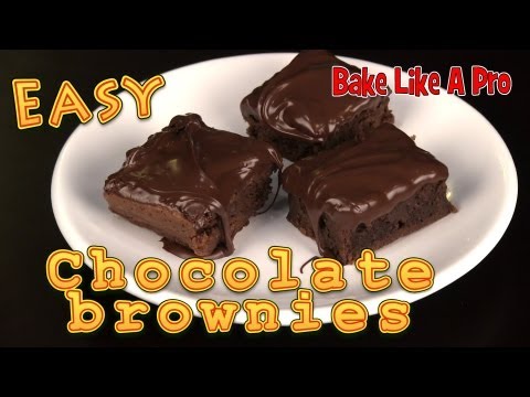 VIDEO : easy chocolate brownies recipe ! - my easymy easychocolate brownies recipes! please subscribe: ▻ http://bit.ly/1ucapvh i'll show you how to easy it is to make really ...