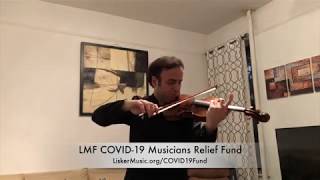 LMF COVID-19 Musicians Relief Fund - Bela Horvath (violinist)