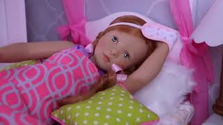 Sara doll👩🌾 reina dolls play funny😜 jokes in the dollhouse bathroom #2