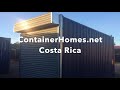 Cutting a 40ft Container in Half by Container Homes in San Ramon Costa Rica