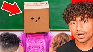 GIRL DOESN'T SHOW HER FACE AT SCHOOL!!