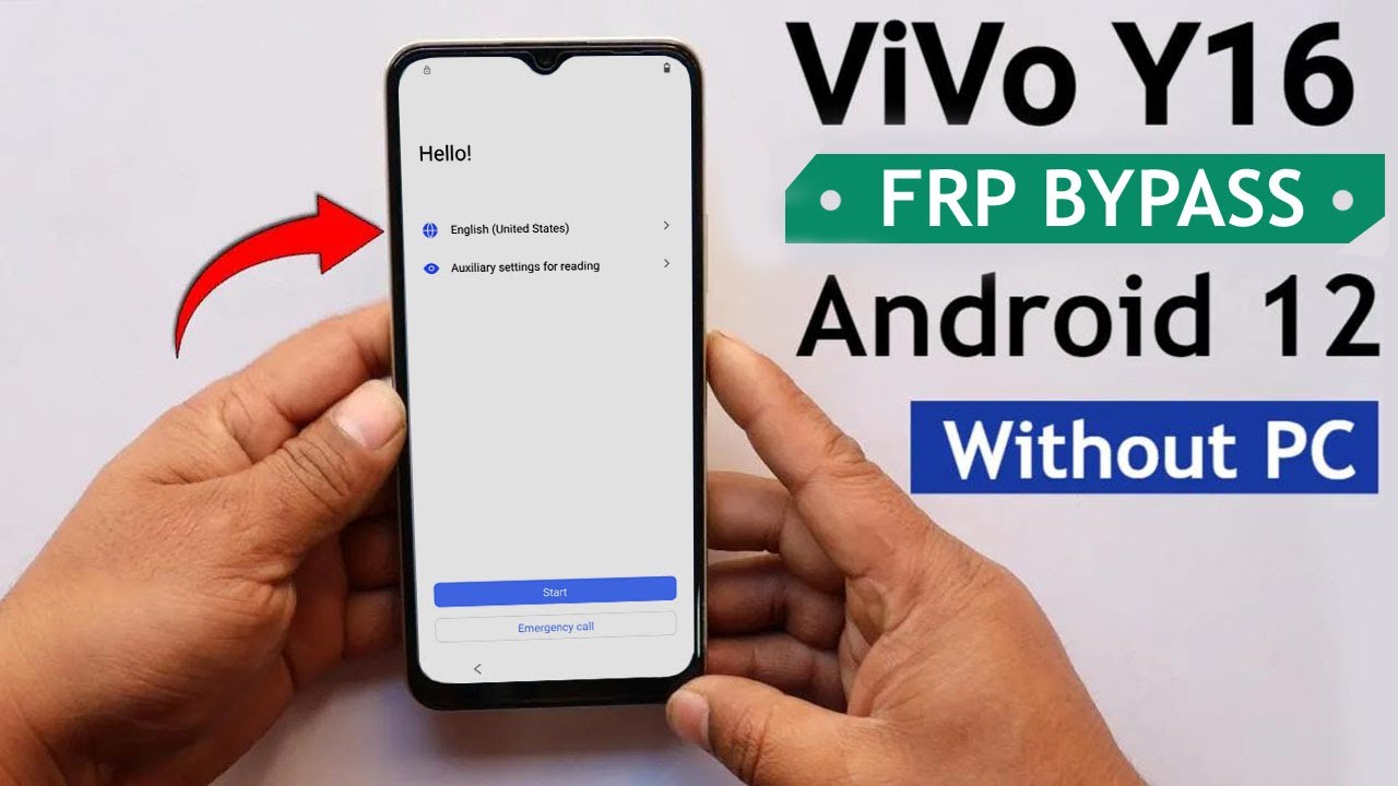 Vivo Y16 Android 12 Frp Bypass/Unlock Google Account Vivo Y16 Android 12 Frp Bypass/Unlock Google Account