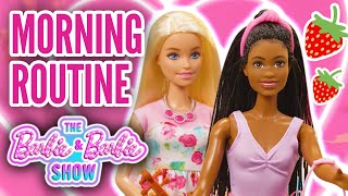 Barbie Россия | Клубничный Блеск Для Губ Барби. Обычное Утро Бруклин И Файлы Попзвезд. +3